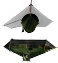 WintMing Hammock with Mosquito Net and Rain Fly Cover 3 in 1 Camping Hammock Tent 440lbs Load