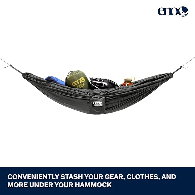 ENO Eagles Nest Outfitters Underbelly Gear Sling Hammock Accessory Charcoal