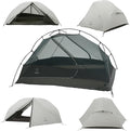 ATEPA Voyage 1-2 Person Backpacking Tent 4 Season Ultralight Camping Tent 4000mm Waterproof Double Layer Cold Wearther Easy Set Up Tent for Family Camp Hiking Hunting Outdoor Mountaineering Travel
