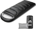 MEREZA Sleeping Bags for Adults Cold Weather Mens Warm Sleeping Bag for Big and Tall Girls Boys with Compression Sack for 3-4 Season Camping Backpacking Hiking