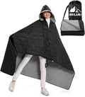 Outdoor Camping Blanket Fleece Waterproof Stadium Blanket with Portable Bag Lightweight for Cold Weather Sports Pet Beach Picnic Stadium Travel Car 79 * 54inch
