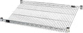 Quantum Storage Systems 2436SL-1 Slanted Shelf Chrome Finish 400 lb. Load Capacity 6' H x 36' W x 24' D
