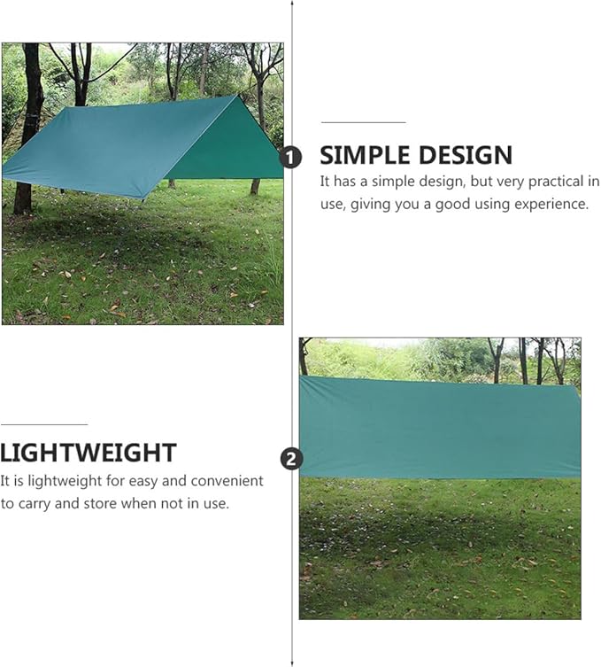 1Set Durable Outdoor Travel Tent Lightweight Canopy Tent for Camping Hiking and Backpacking for People Easy to Carry and Store for Camping