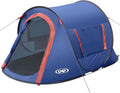 Pop-up Tent2 Person Camping TentInstant Portable Beach TentEasy Pop Up Shade Tents 2 Doors for Camping Hiking &amp Traveling with Carrying Bag