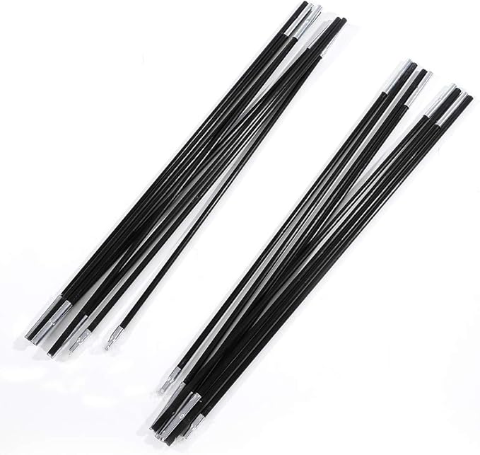 Keenso 4.48m/189in Fiberglass Tent PoleRod Tent Pole Replacement for Camping Tent