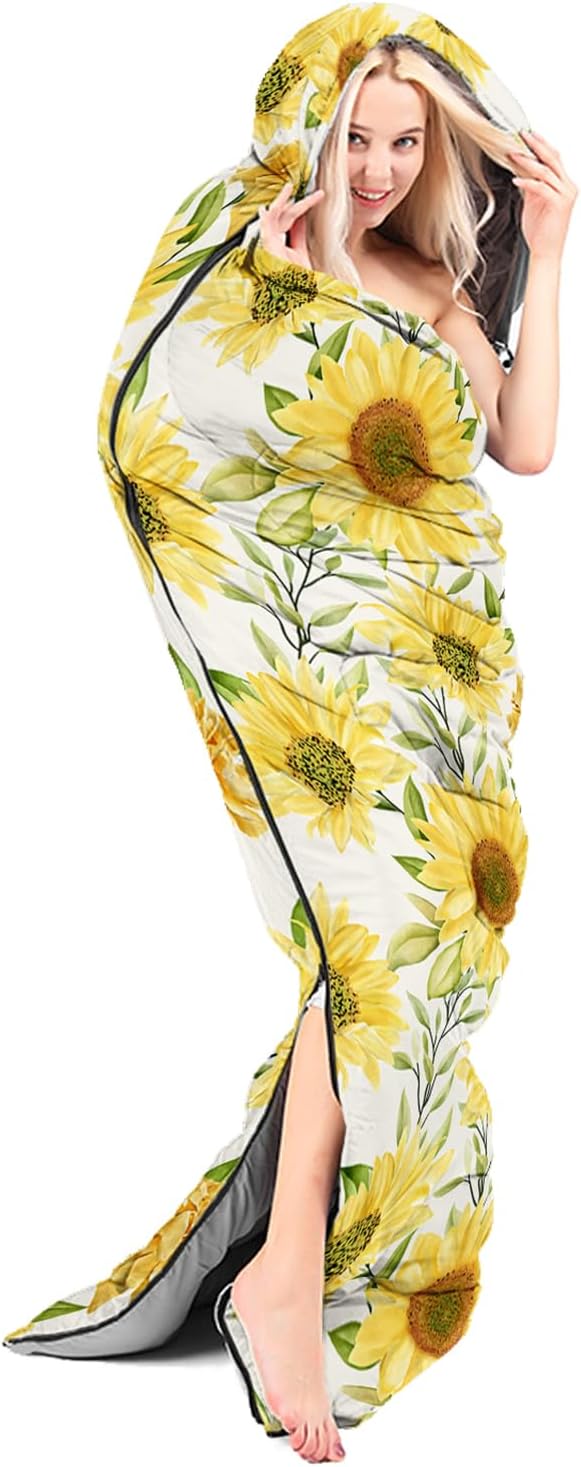 CVHOUSE Camping Sleeping Bags3 Season Warm &amp Cool WeatherLightweightWaterproof Sleeping Bags for Adults &amp KidsTravelingand OutdoorsCamping Gear Equipment