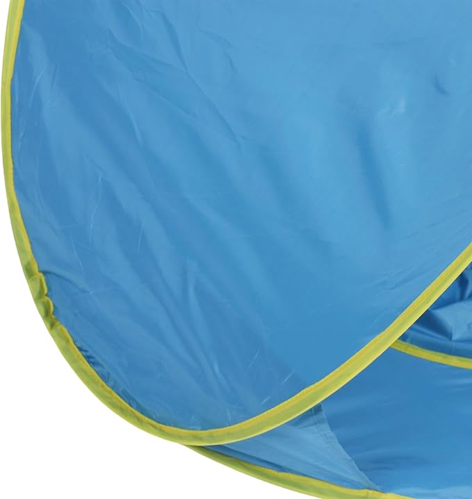 Pop Up Beach Tent Portable Sun Shelter with UPF50+ Protection and Built in Baby Pool Compact Foldable Beach Shade for Infant Outdoor Camping Beach Picnic (Blue)