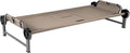 Disc-O-Bed Youth Single Camping Cot Kid-O-Bed Portable Sleeping Cot for Kids with Included Carry Bag Indoor and Outdoor Use Tan