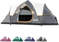 6 Person Family Camping TentWaterproof Windproof with Top RainflyEasy Set UpPop Up Tent for Outdoor Camping Hiking Trave
