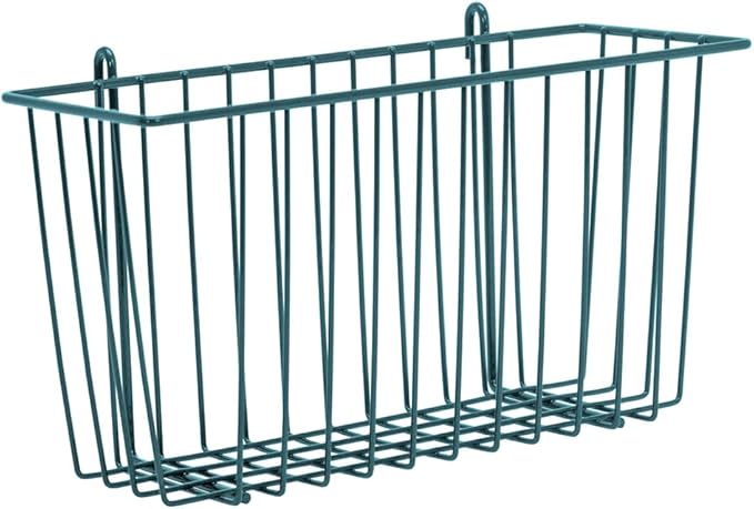 Quantum Storage Systems SG-B1357P Store Grid Basket 13 W x 5 D x 7 H Carbon Steel Epoxy Coated Green NSF