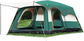 Large Family Standing Upright Camping Tent - 5-12 Persons Multi-Room Waterproof Tent with Screened Porch - Glamping Tent for Outdoor Camping &amp Family Vacation