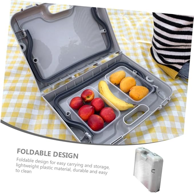 Folding Outdoor Table Portable Camping Table for Picnics and Lightweight and Compact Design for Beach and Outdoor Activities Single Unit