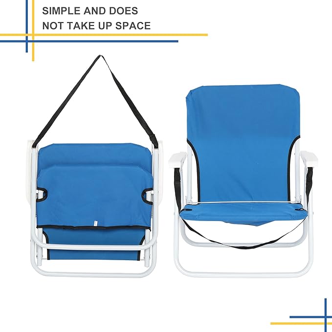 Outdoor Folding Lawn Chair Concert Beach Folding Camping Chair Festival Sand Picni Chair