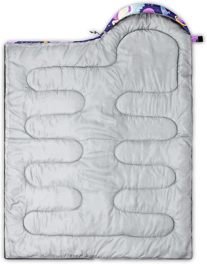 AILONEN Cartoon Camping Sleeping Bag for Boys Girls AdultsLightweight &amp Waterproof3 Season Warm &amp Cold WeatherPortablePrinted Sleeping BagTravelingCampingHiking