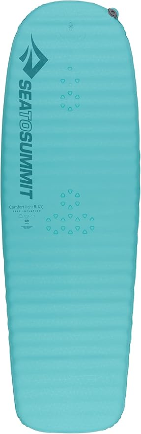 Sea to Summit Comfort Light Self-Inflating Foam Sleeping Pad for Camping and Backpacking Women's Large (72 x 23 x 2 inches)
