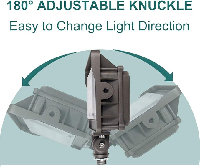 kadision 50 Watt LED Flood Lights 6500lm Replaces 400W Incandescent 5000K Daylight LED Flood Light Outdoor Waterproof for Yard Patio House Exterior ETL Listed (4 Pack)