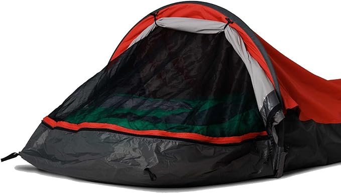 Outdoor Research Helium UL Bivy | Waterproof &amp Durable Ultralight Single Person Backpacking Tent Clam Shell No-See-Um Mesh