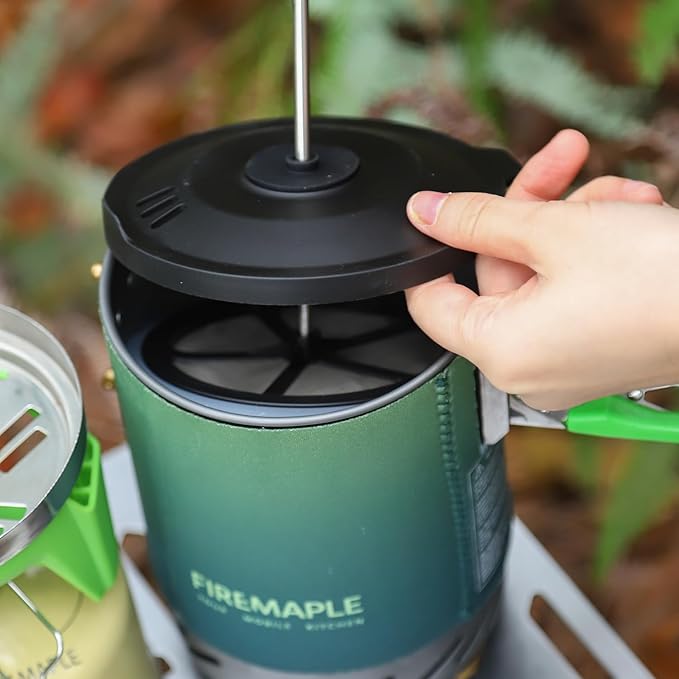 Fire-Maple Fixed Star X2 Backpacking and Camping Stove System Outdoor Propane Camp Cooking Gear Portable Pot Jet Burner Set Ideal for Hiking Trekking Fishing Hunting Trips and Emergency Use