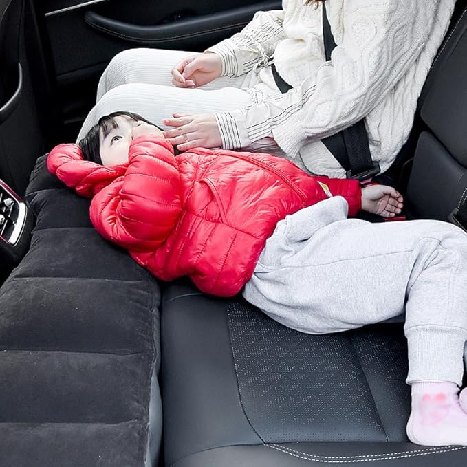 Inflatable Car Air Mattress Back Seat Bed for Volkswagen ID.7 2025 Back Seat Gap Pad Mattress Camping Air Couch for Sleeping Travel Rest133x30x40cm