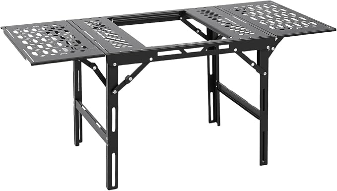 Folding Camping Table Lightweight Aluminum Alloy Portable Foldable Table for Outdoor Picnics Car Trips Hiking and Beach Outings