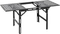 Folding Camping Table Lightweight Aluminum Alloy Portable Foldable Table for Outdoor Picnics Car Trips Hiking and Beach Outings