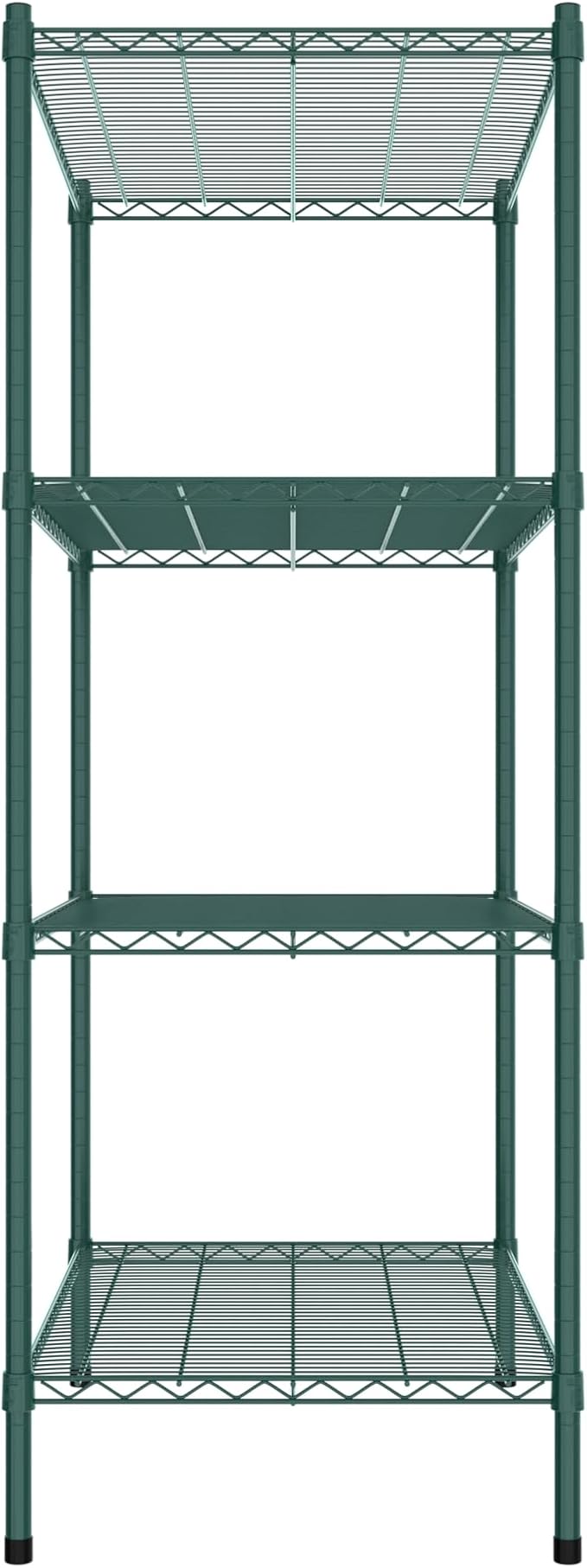 Commercial NSF Listed Green Epoxy Stationary Wire Shelving Kit 24 x 36 x 64 with 4 Shelves Perfect for Warehouse Walk-in Refrigerator Freezer Grocery Store Restaurant Dishroom