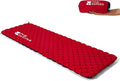6.5 R-Value Camping Sleeping Pad for All Season Dual Layer Ultralight Air Mattress for Cold Weather Insulated Inflatable Sleeping Mat for BackpackingHikingOutdoor with Air Pump Sack