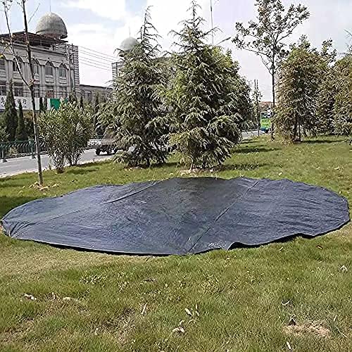 UNISTRENGH Outdoor Ultralight Waterproof Tent PE Footprint for 3M 4M 5M 6M Bell Tent Footprints Picnic Round Mat Portable Tarps for Bell Tent Ground CampingBlack Glamping Yurt Anti-Dirty Mat