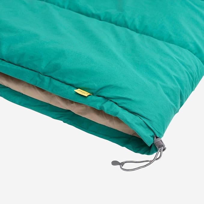 NOMAD Blazer Sleeping Bag - Premium 100% Percal Cotton Blanket Sleeping Bag for Camping and Sleepovers