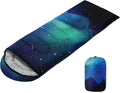 Sleeping Bags for Adults Youth Kids3D Printing Camping Sleeping Bag for Girls Boys Lightweight Waterproof Cold/Warm Weather Sleeping Bag for 3 Seasons