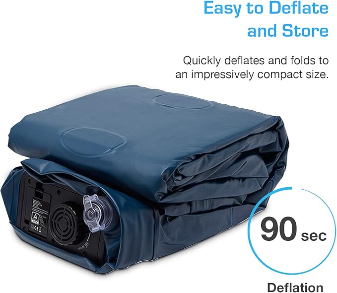 Active Era 20 Twin Air Mattress with Built-in Pump &amp Raised Pillow - Heavy Duty Puncture Resistant Waterproof Blow Up Bed