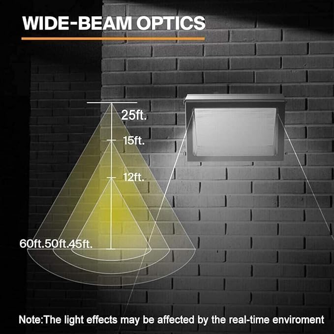 ledmo Wall Pack Light 150w Waterproof 5000K 21000lm 100-277V Equivalent Energy Save Ultra Bright Commercial Outdoor LED Wall Lights Exterior Security Flood Lighting 4 Pack for YardGarageBuilding