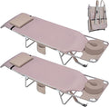 3 in 1 Women Comfort Backpack Beach Tanning Lounge Chair with Cushion Face Hole Softer Padded Adjustable Washable Layout Sun Chair for Adults Outside Reading Sunbathing Poolside 6 Position 2 Pack