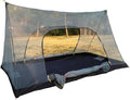 Ultralight Mosquito Net Tent for 1 Person Tear-Resistant Mesh Bug Shelter with Double Doors Hanging Hook &amp Storage Pocket Easy Setup with Stakes &amp Ropes for Camping Hiking Outdoor Travel