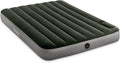 Intex 64762E Dura-Beam Standard Downy Air Mattress: Fiber-Tech – Full Size – Built-in Foot Pump – 10in Bed Height – 300lb Weight Capacity