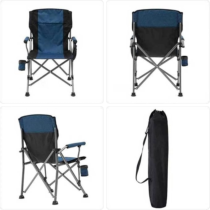 Legend Camping - Professional Fold&ampGo Folding Camping Chair – Blue