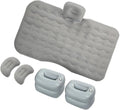 Car Inflatable Mattress Car Camping Travel Mattress Foldable Storage Inflatable Car Bed Suitable for Car Camping Travel (Grey)