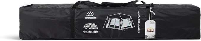 Rapid Series Quick Setup Camping Tent Integrated Steel Frame Family Tent Made with Waterproof 150d Fabric and 190d Fabric Rain Fly for Family Outdoor Camping