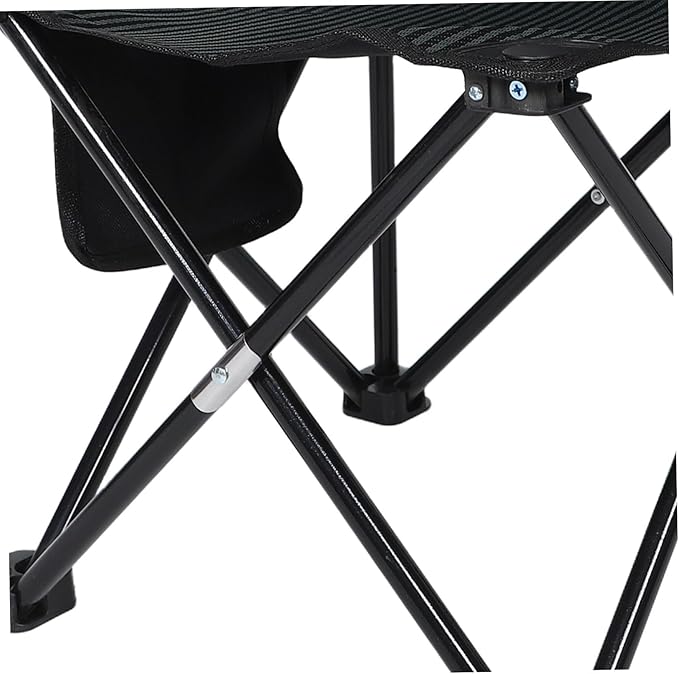 Mipcase Compact Folding Stool Portable Camping Chair for Fishing and Hiking Stable Design for Outdoor Activities Materials Comfortable Seating Stripe