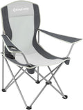 KingCamp Lightweight Camping Chair Folding Chairs for Outside Bag Chairs for Adults Outdoor Portable Quad Chair for Sports Hiking Fishing Picnic with Cup Holder