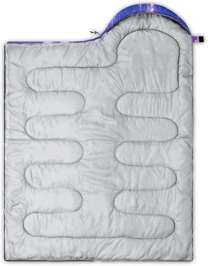 QOOMO Camping Sleeping Bags3 Season Warm &amp Cool WeatherLightweightWaterproof Sleeping Bags for Adults &amp KidsTravelingand OutdoorsCamping Gear Equipment