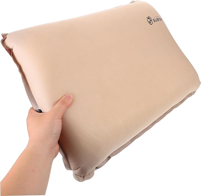 YARNOW Travel Accessory Portable Camping Pillow Self Inflating Lightweight for Backpacking Hiking Camping Airplane