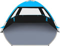 Gorich Beach Tent Sun Shelter for 3/4/6/8/10 Person with UPF 50＋ UV Protection Lightweight &amp Easy Setup Beach Shade Canopy Portable Beach Shade Tent Beach Cabana