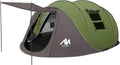 6 Person Easy Pop Up Tents for Camping AYAMAYA Double Layer Waterproof Instant Tent with Vestibule &amp Porch