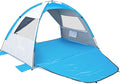 G4Free Portable Beach Tent 2-3 Persons Sun Shade Shelter UPF 50+ Sport Umbrella Canopy with Extendable Floor Foldable Lightweight