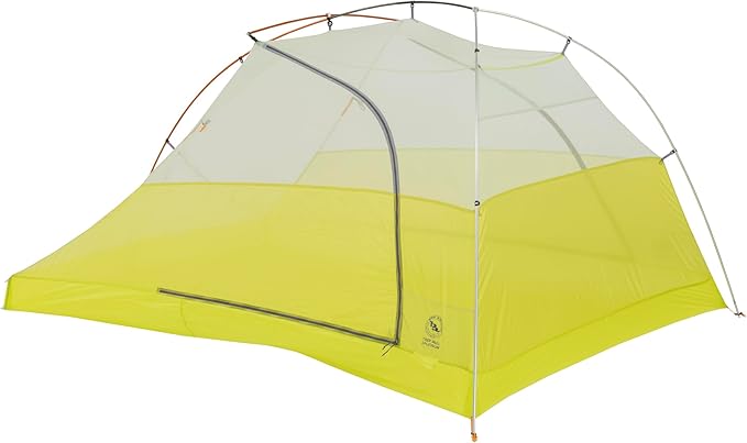 Big Agnes Tiger Wall Platinum Backpacking Tent - Lighter Than Ultralight 3-Season Semi-Freestanding Double Door Tent