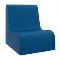 Children's Factory Contour Chair Mix-and-Match Classroom Seating Foam-Filled and Water-Resistant Flexible Seating for Classroom Elementary Size Small Blue