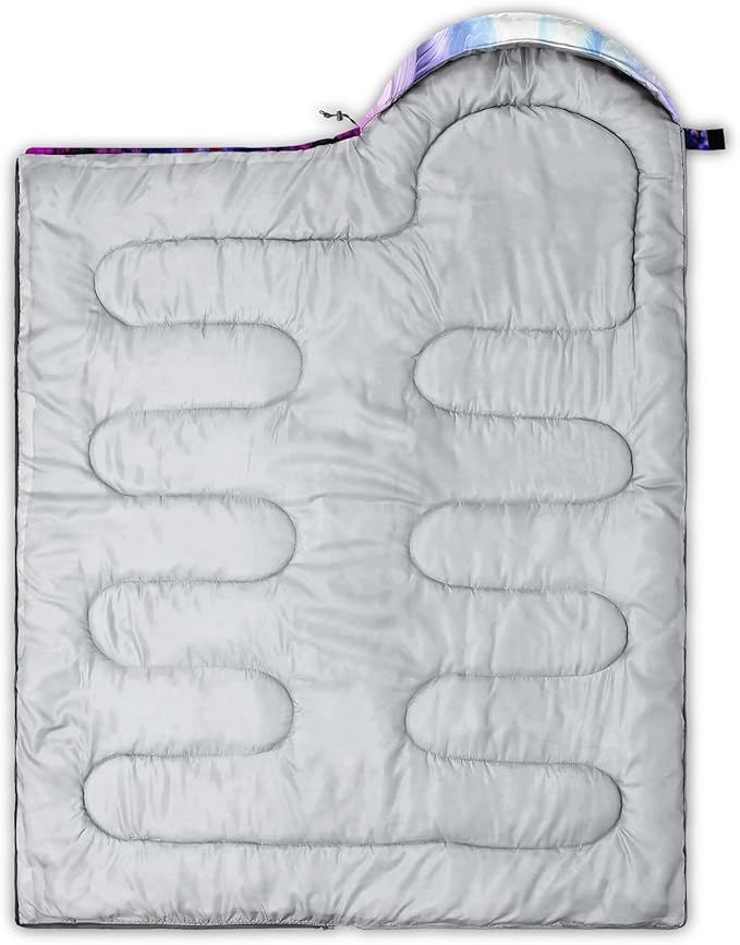 AILONEN Cartoon Camping Sleeping Bag for Boys Girls AdultsLightweight &amp Waterproof3 Season Warm &amp Cold WeatherPortablePrinted Sleeping BagTravelingCampingHiking