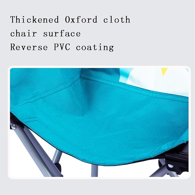 Folding Camping ChairMoon &amp Sun Chairwith Storage Bag600D Oxford FabricUsed for Outdoor Terrace Beach Fishing(Size:2) ()
