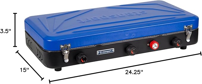 Stansport 3-Burner Propane Stove (212-300-50)